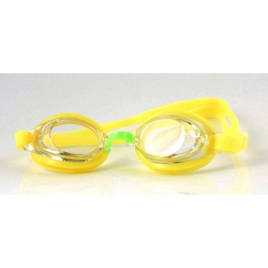 Okulary pływackie dla dzieci  żółte